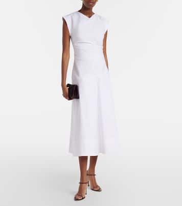 Lisette cotton-blend midi dress | Veronica Beard