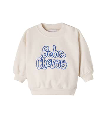 Baby logo cotton sweatshirt | Bobo Choses