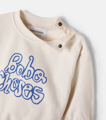 Baby logo cotton sweatshirt | Bobo Choses