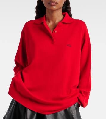 Double L cashmere-blend polo sweater | Loewe