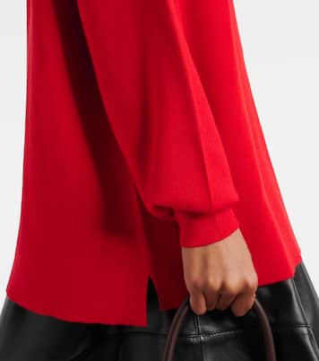 Double L cashmere-blend polo sweater | Loewe