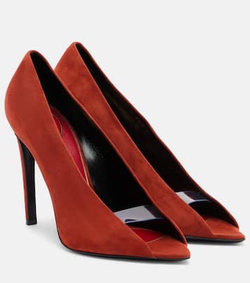 Pumps aperte in suede Révélé | Valentino Garavani