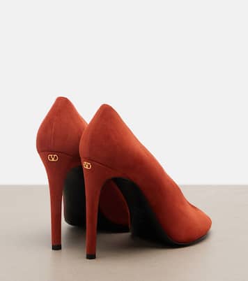Pumps aperte in suede Révélé | Valentino Garavani