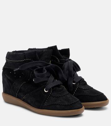 Bobby suede wedge sneakers | Isabel Marant