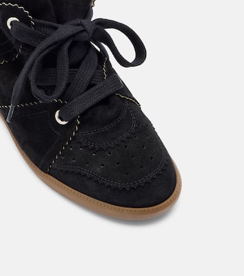 Bobby suede wedge sneakers | Isabel Marant