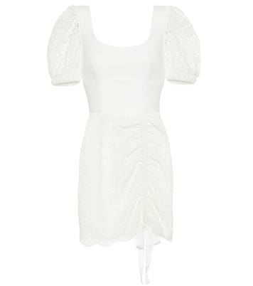 Vestido corto Le Saint de encaje | Rebecca Vallance