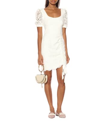 Vestido corto Le Saint de encaje | Rebecca Vallance