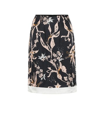 Falda Tamed Florals de mezcla de seda | Dorothee Schumacher