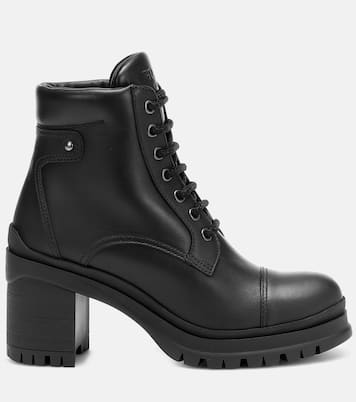 Schnürstiefel aus Leder | Prada