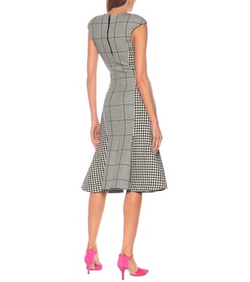 Checked wool midi dress | Marine Serre