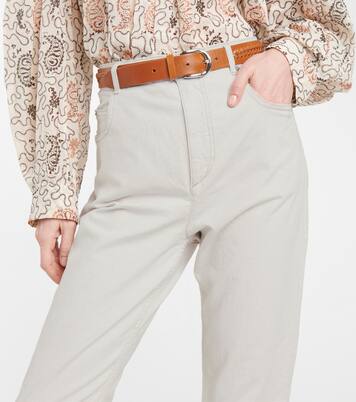 Jeans rectos Lanea de tiro alto | Marant Etoile