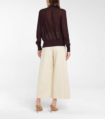 2 Moncler 1952 cashmere and cotton-blend cardigan | Moncler Genius