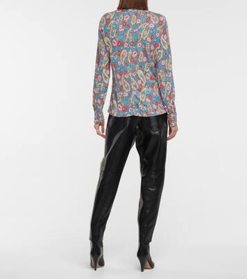 Bedrucktes Hemd Lettyae aus Jersey | Isabel Marant