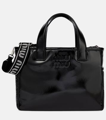 Shopper Large in ciré | Miu Miu