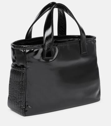 Shopper Large in ciré | Miu Miu