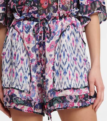 Shorts Riolmy in georgette con stampa | Marant Etoile