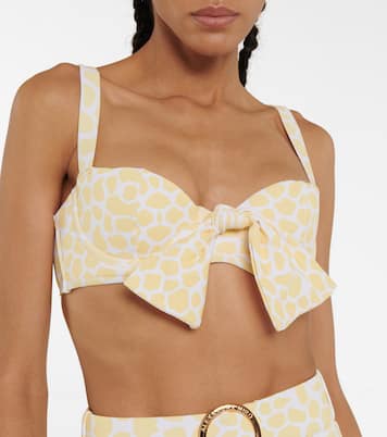 Top bikini Clara con stampa | Alexandra Miro