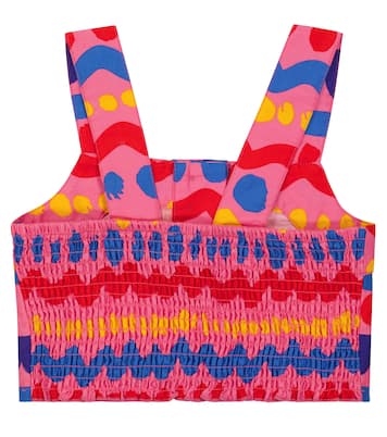 Printed cotton crop top | Stella McCartney Kids