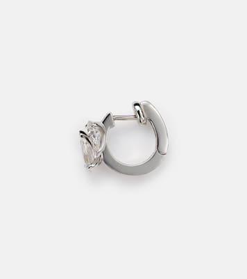 Orecchino singolo Serti Sur Vide in oro bianco 24 kt con diamanti | Repossi
