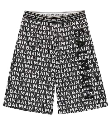 Logo swim trunks | Balmain Kids