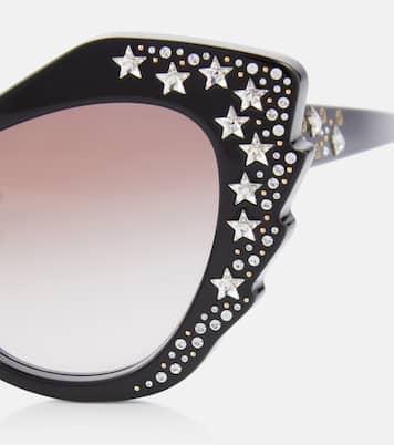 Gafas de sol cat-eye adornadas | Gucci