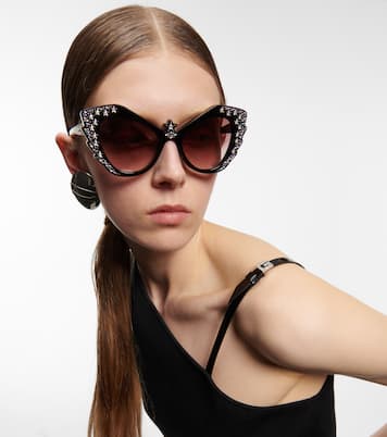 Gafas de sol cat-eye adornadas | Gucci