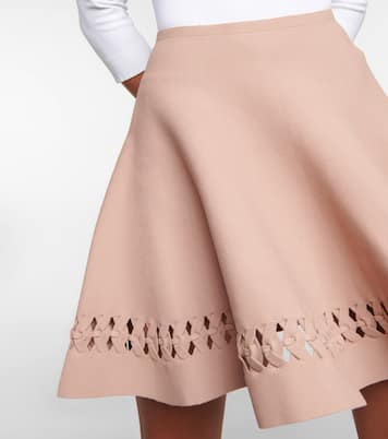Minifalda tejida con aberturas | Alaïa