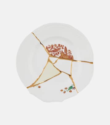 Piatto piano Kintsugi by Marcantonio Raimondi Malerba | Seletti