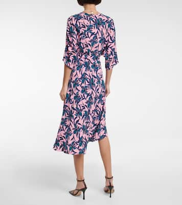 Floral printed midi dress | Diane von Furstenberg