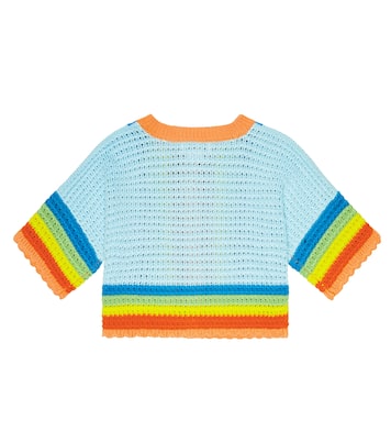 Cárdigan de algodón a rayas | Stella McCartney Kids