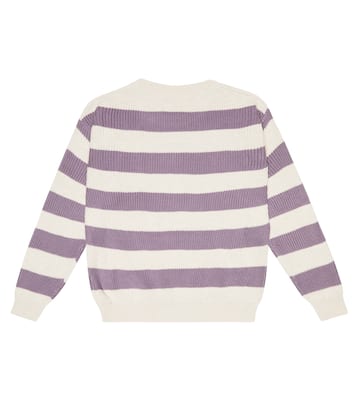 Jersey de algodón a rayas | Brunello Cucinelli Kids