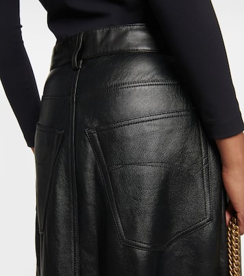 Gonna Apron Pants in pelle | Balenciaga