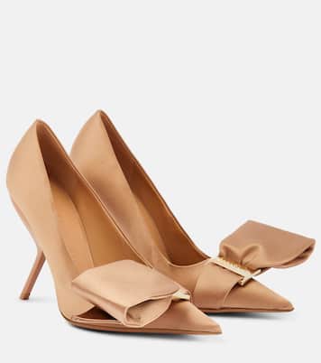 Verzierte Pumps Erica aus Satin | Ferragamo