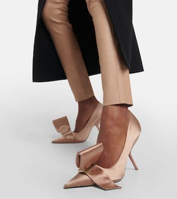 Verzierte Pumps Erica aus Satin | Ferragamo