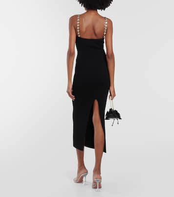 Abito midi Globe Chain Wave in maglia | Galvan