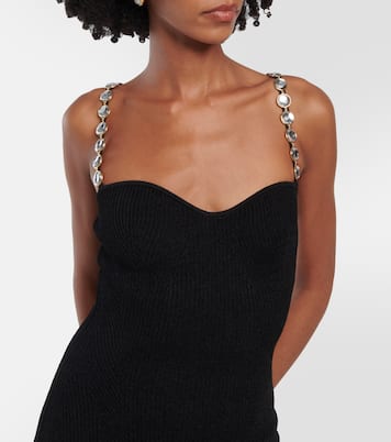 Abito midi Globe Chain Wave in maglia | Galvan