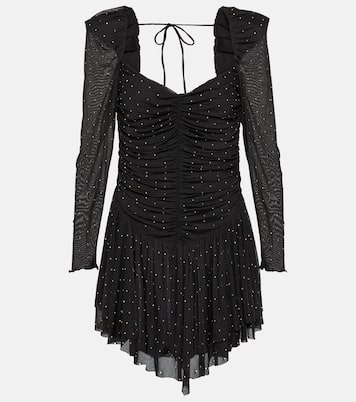 Ruffled embellished tulle minidress | Rotate
