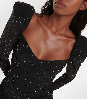 Ruffled embellished tulle minidress | Rotate
