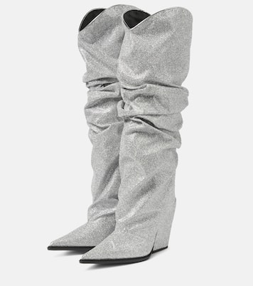 Botas altas con glitter | Alexandre Vauthier