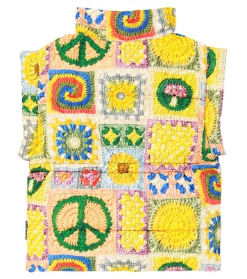 Gilet Harsha trapuntato con stampa crochet | Molo