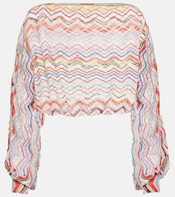 Cropped-Top aus Häkelstrick | Missoni Mare