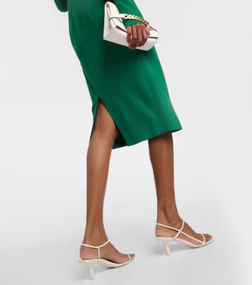 Vestido midi de mezcla de lana | Victoria Beckham