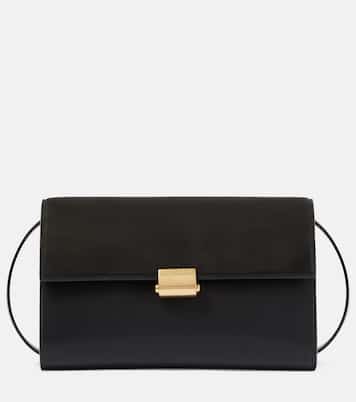 Borsa a tracolla Laurie in suede e pelle | The Row