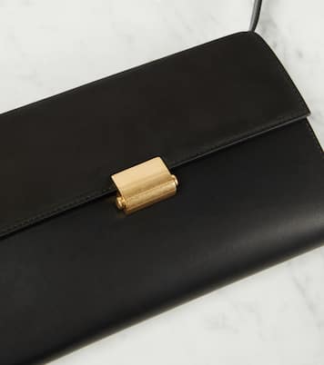 Borsa a tracolla Laurie in suede e pelle | The Row
