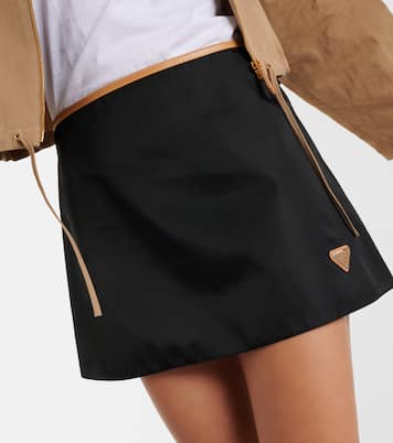 Mini-jupe en Re-Nylon | Prada