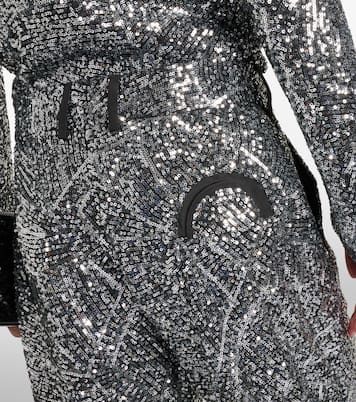 Fox sequined straight pants | Blazé Milano
