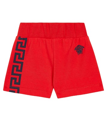 Bébé – Short imprimé en coton mélangé | Versace Kids