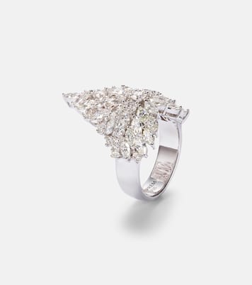 Bague Y-Not en or blanc 18 ct et diamants | Yeprem
