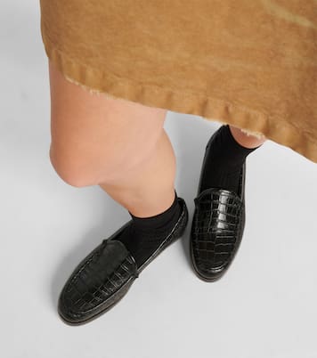 Mocassini Dinelio in pelle con stampa | Manolo Blahnik