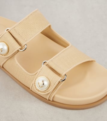 Fayence raffia sandals | Jimmy Choo